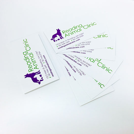 Reading Animal Clinic Business Cards