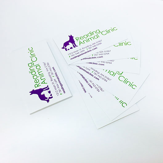 Reading Animal Clinic Business Cards