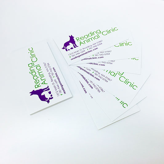 Reading Animal Clinic Business Cards