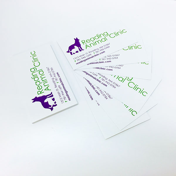 Reading Animal Clinic Business Cards